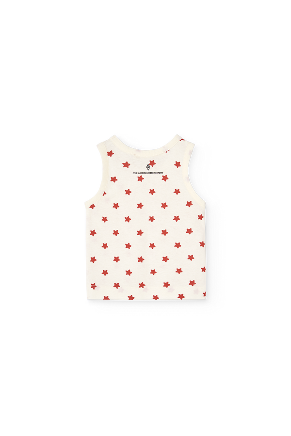Raw White Macaque Tank Top for Baby PRODUCT BACK