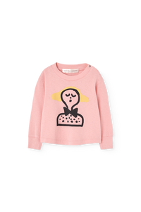 Soft Pink Wapiti Long Sleeve T-shirt for Baby COVER