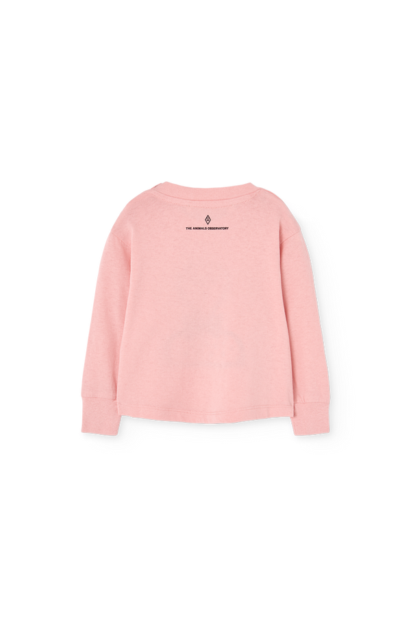 Soft Pink Wapiti Long Sleeve T-shirt for Baby PRODUCT BACK