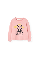 Soft Pink Wapiti Long Sleeve T-shirt for Baby PRODUCT FRONT