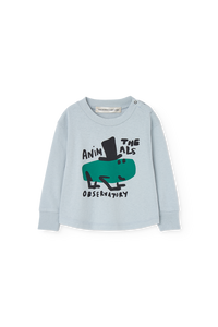 Blue Wapiti Long Sleeve T-shirt for Baby COVER