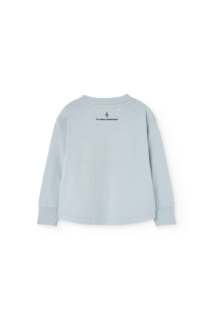 Blue Wapiti Long Sleeve T-shirt for Baby PRODUCT BACK