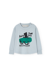 Blue Wapiti Long Sleeve T-shirt for Baby PRODUCT FRONT