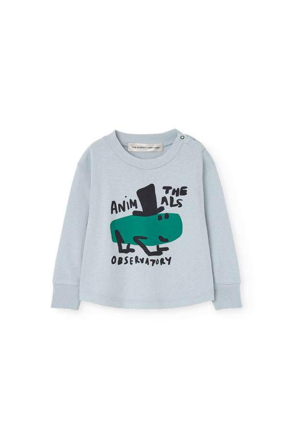 Blue Wapiti Long Sleeve T-shirt for Baby PRODUCT FRONT