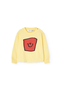 Soft Yellow Wapiti Long Sleeve T-shirt for Baby COVER