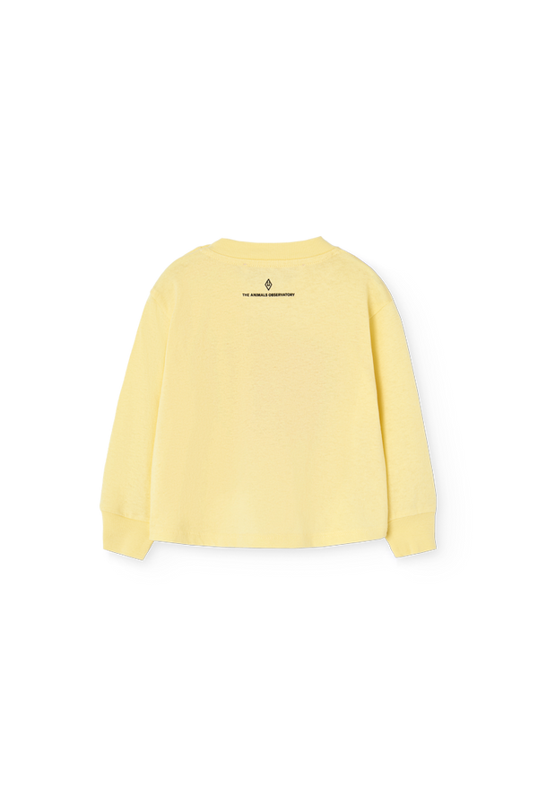 Soft Yellow Wapiti Long Sleeve T-shirt for Baby PRODUCT BACK