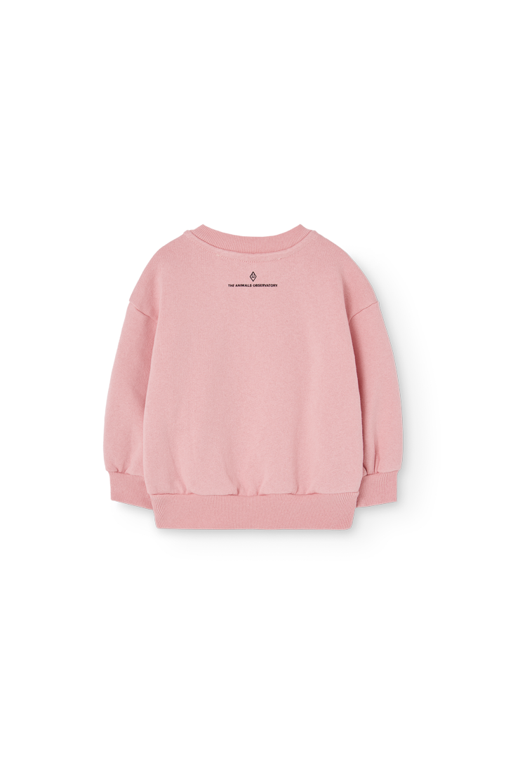 Soft Pink Puma Sweatshirt for Baby PRODUCT BACK