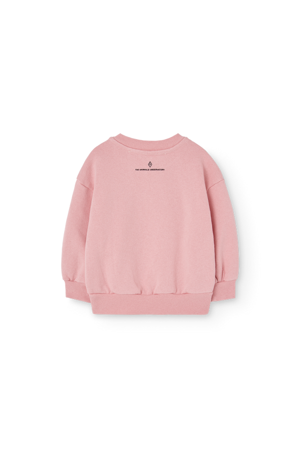Soft Pink Puma Sweatshirt for Baby PRODUCT BACK