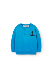 Blue Puma Sweatshirt for Baby PRODUCT FRONT