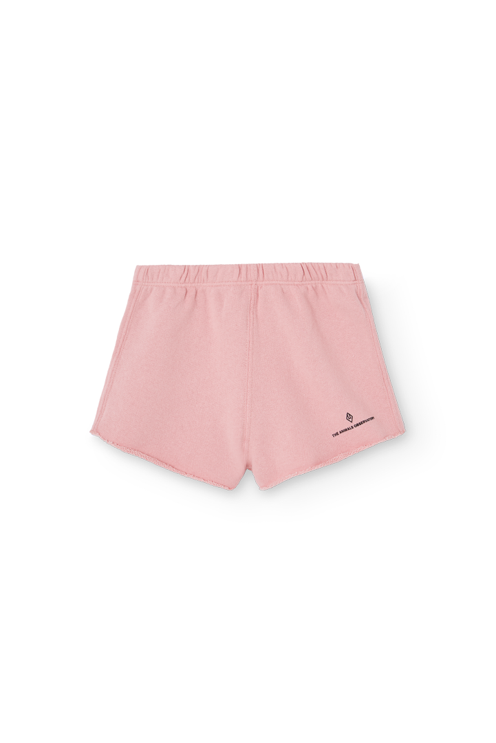 Soft Pink Turtledove Short Sweatpants for Baby PRODUCT FRONT