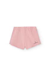 Soft Pink Turtledove Short Sweatpants for Baby PRODUCT FRONT