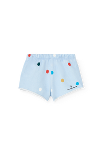 Blue Turtledove Short Sweatpants for Baby COVER