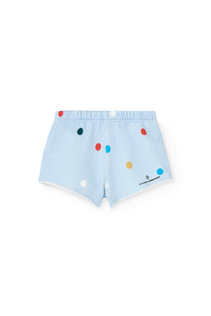 Blue Turtledove Short Sweatpants for Baby PRODUCT FRONT