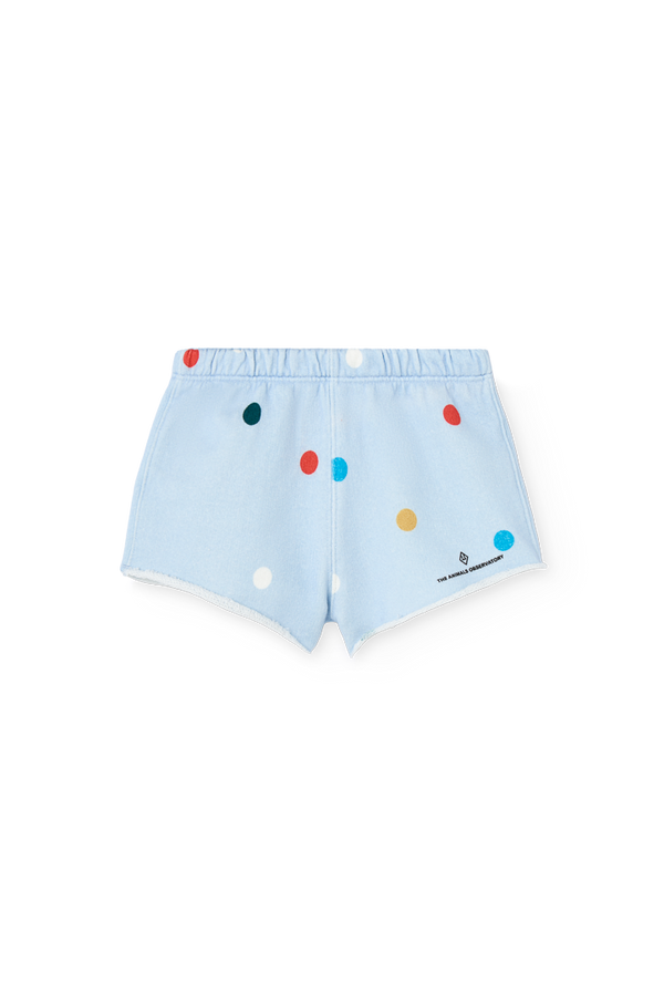 Blue Turtledove Short Sweatpants for Baby PRODUCT FRONT
