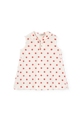 Raw White Wildebeest Dress for Baby