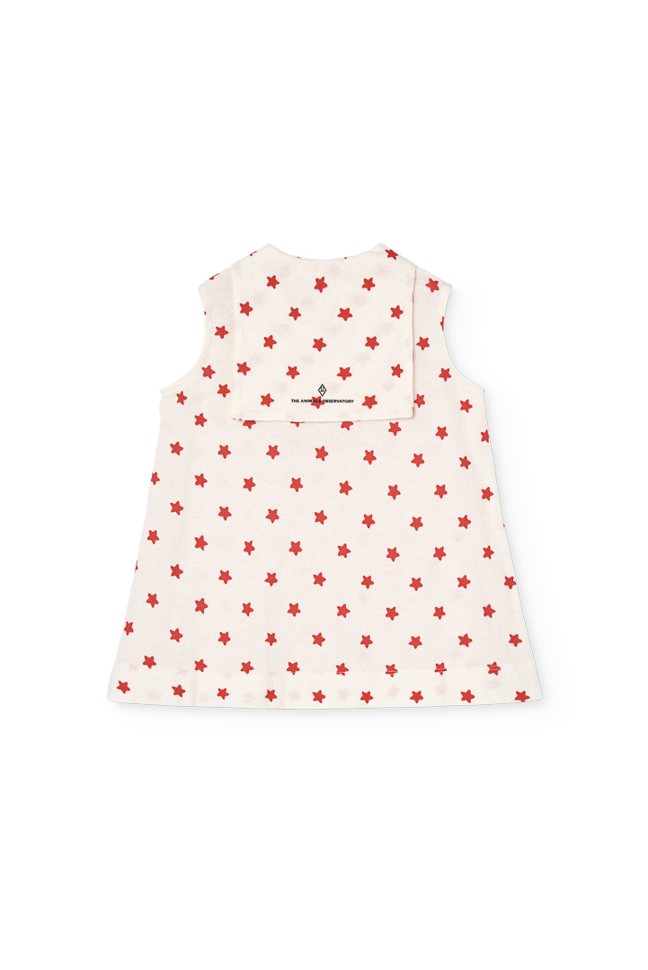 Raw White Wildebeest Dress for Baby PRODUCT BACK