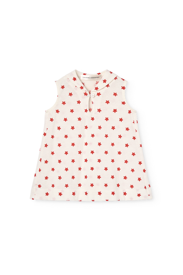 Raw White Wildebeest Dress for Baby PRODUCT FRONT