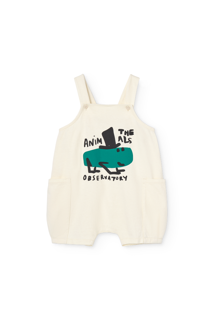 Raw White Gase Jumpsuit for Baby COVER