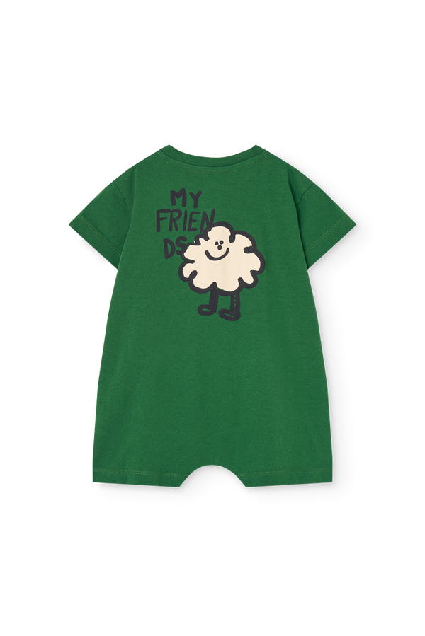 Dark Garden Goose Jumpsuit for Baby PRODUCT BACK