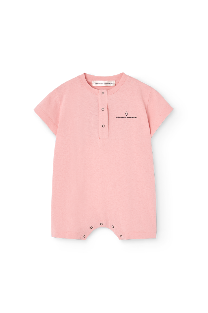 Soft Pink Goose Jumpsuit for Baby PRODUCT FRONT