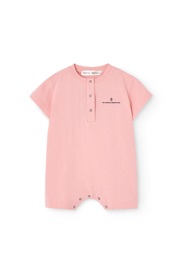 Soft Pink Goose Jumpsuit for Baby PRODUCT FRONT