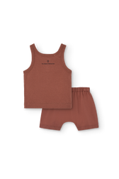 Brown Set Daug Set for Baby PRODUCT BACK