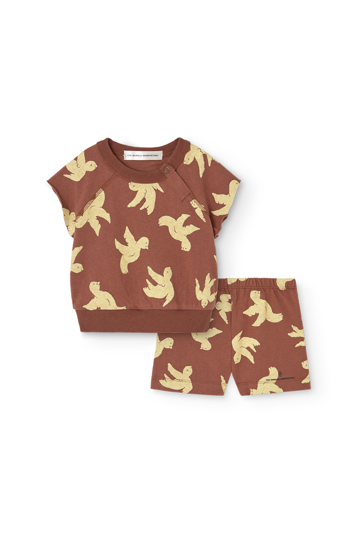 Brown Set Alpaca Set for Baby COVER