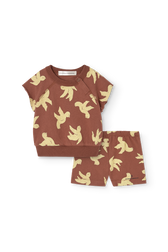 Brown Set Alpaca Set for Baby PRODUCT FRONT