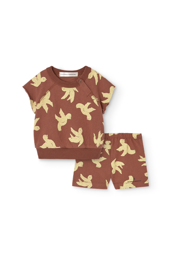 Brown Set Alpaca Set for Baby PRODUCT FRONT