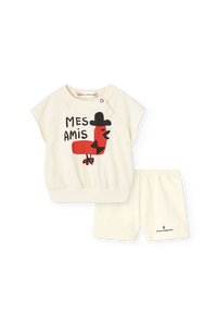 Raw White Set Alpaca Set for Baby COVER