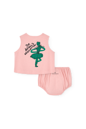 Soft Pink Set Newt Set for Baby PRODUCT BACK