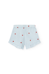 Blue Fugu Shorts for Baby PRODUCT BACK