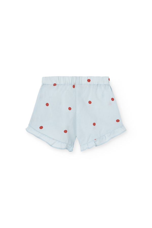 Blue Fugu Shorts for Baby PRODUCT BACK