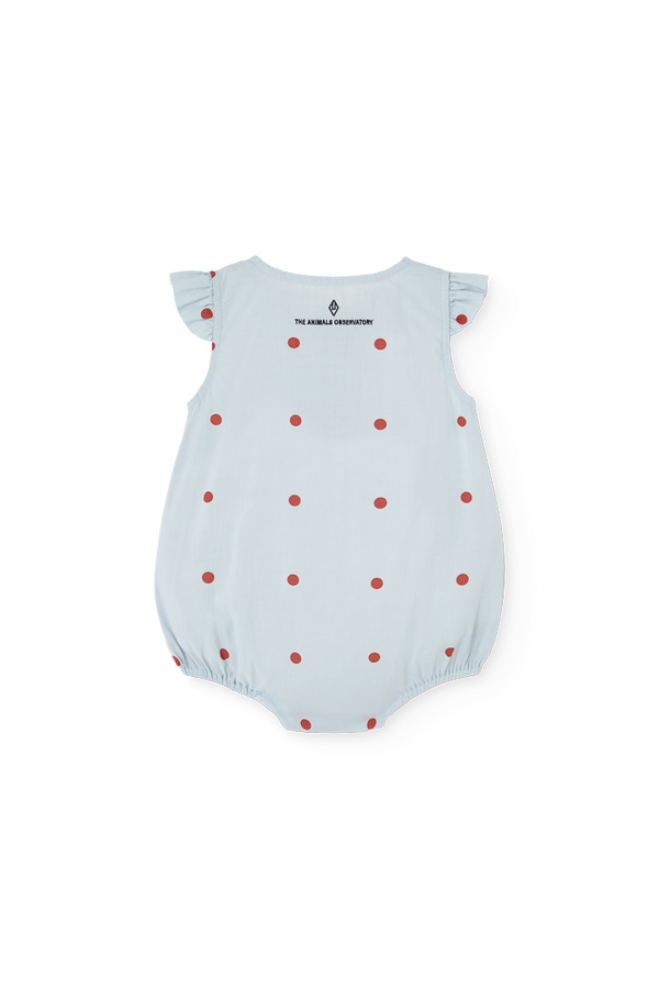Blue Butterfly Jumpsuit for Baby PRODUCT BACK