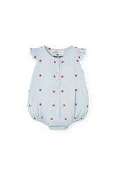 Blue Butterfly Jumpsuit for Baby PRODUCT FRONT