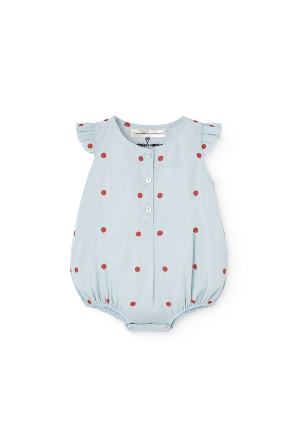 Blue Butterfly Jumpsuit for Baby PRODUCT FRONT