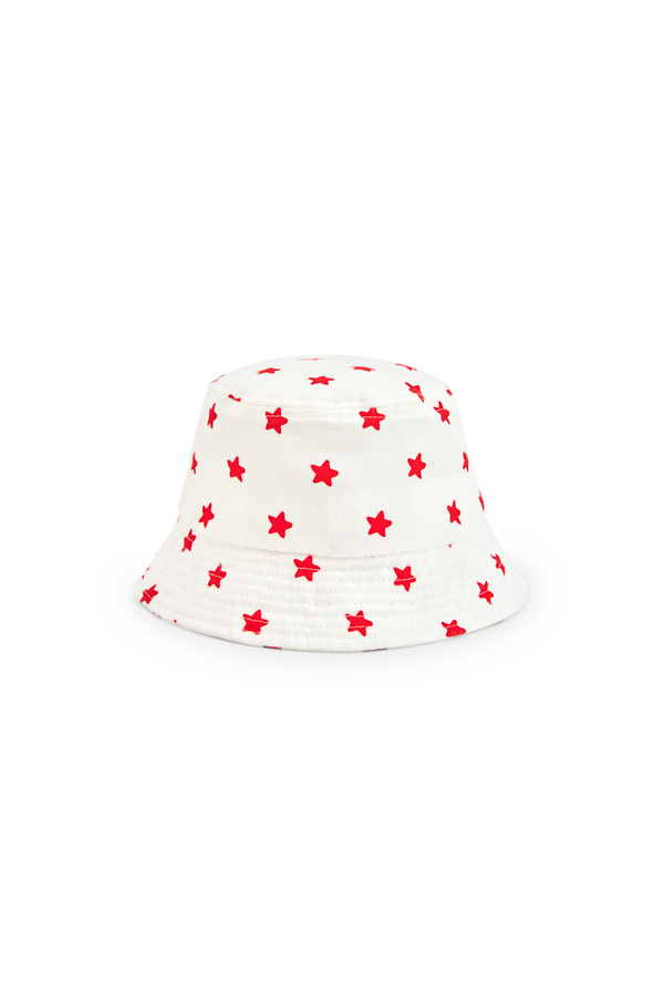 Raw White Triton Bucket Hat  for Baby PRODUCT BACK