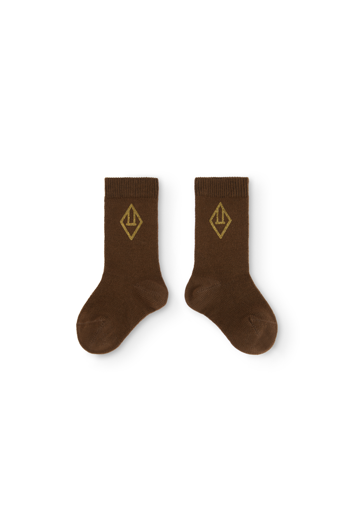 Brown Avocet Socks for Baby