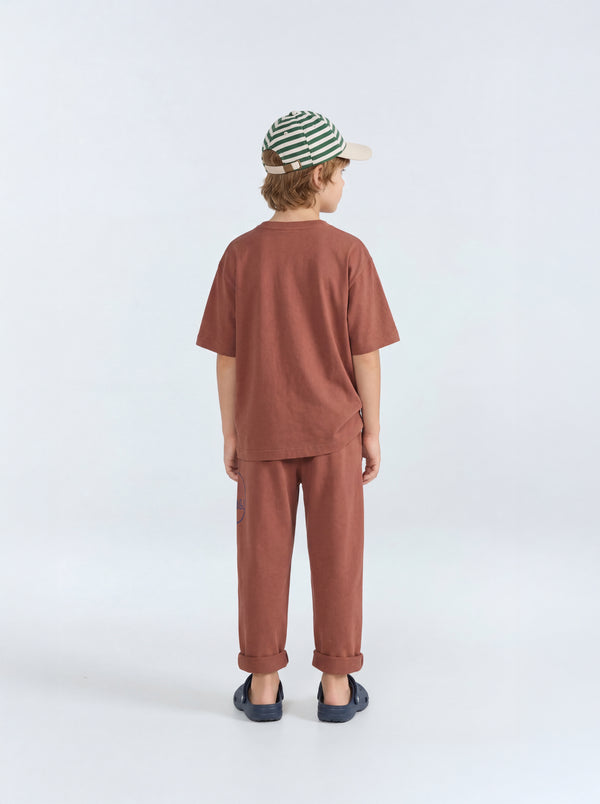 Brown Camel Pants  MODEL BACK