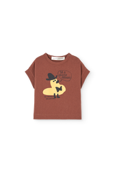Brown Nassut T-Shirt for Baby PRODUCT FRONT