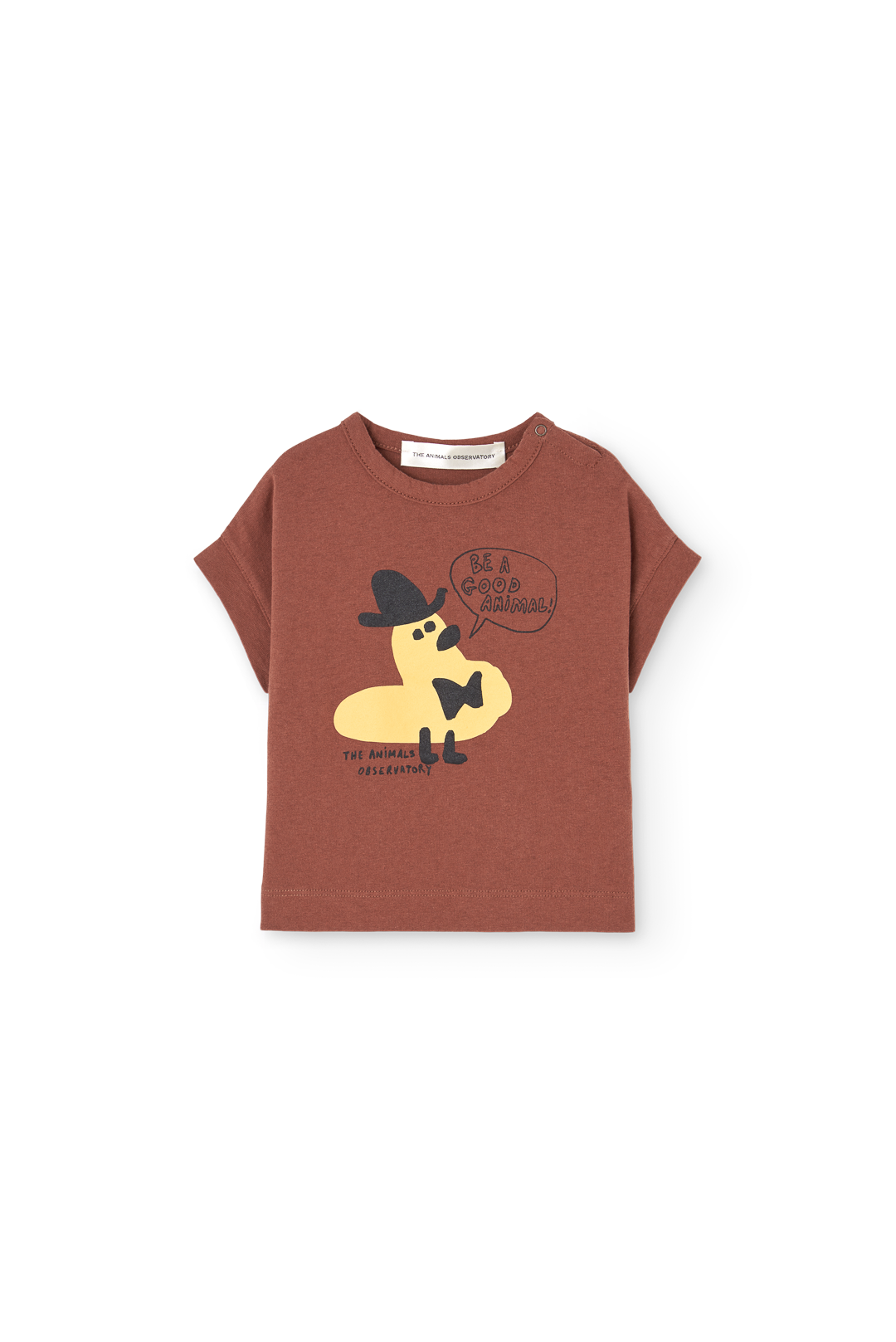 Brown Nassut T-Shirt for Baby PRODUCT FRONT