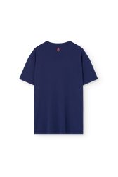 Deep Blue Salmon T-Shirt for Woman PRODUCT BACK