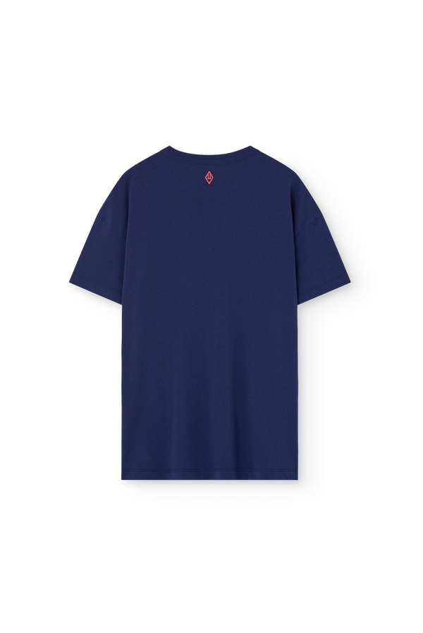 Deep Blue Salmon T-Shirt for Woman PRODUCT BACK