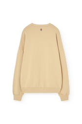 Soft Brown Koi Sweatshirt for Woman PRODUCT BACK
