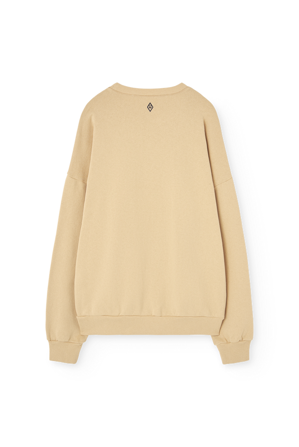 Soft Brown Koi Sweatshirt for Woman PRODUCT BACK