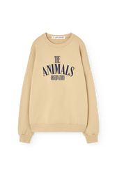 Soft Brown Koi Sweatshirt for Woman PRODUCT FRONT
