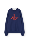Deep Blue Koi Sweatshirt for Woman