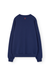 Deep Blue Koi Sweatshirt for Woman PRODUCT BACK