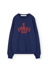 Deep Blue Koi Sweatshirt for Woman PRODUCT FRONT