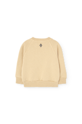 Soft Brown Jackal Sweatshirt for Baby PRODUCT BACK